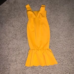 ASOS Yellow Maternity Dress